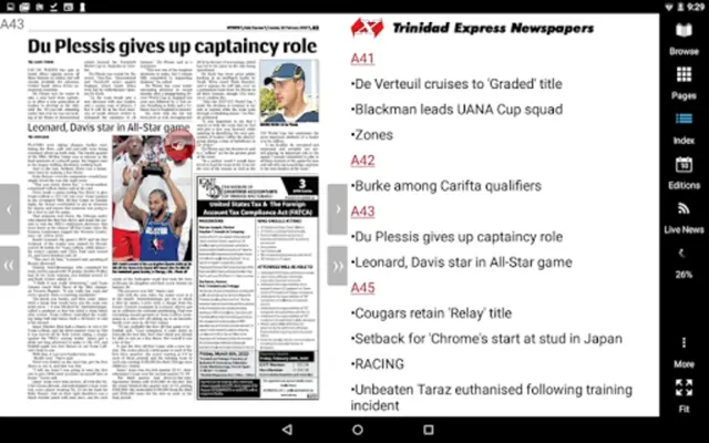 Trinidad Express android App screenshot 1