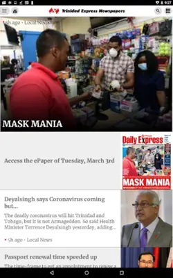 Trinidad Express android App screenshot 5